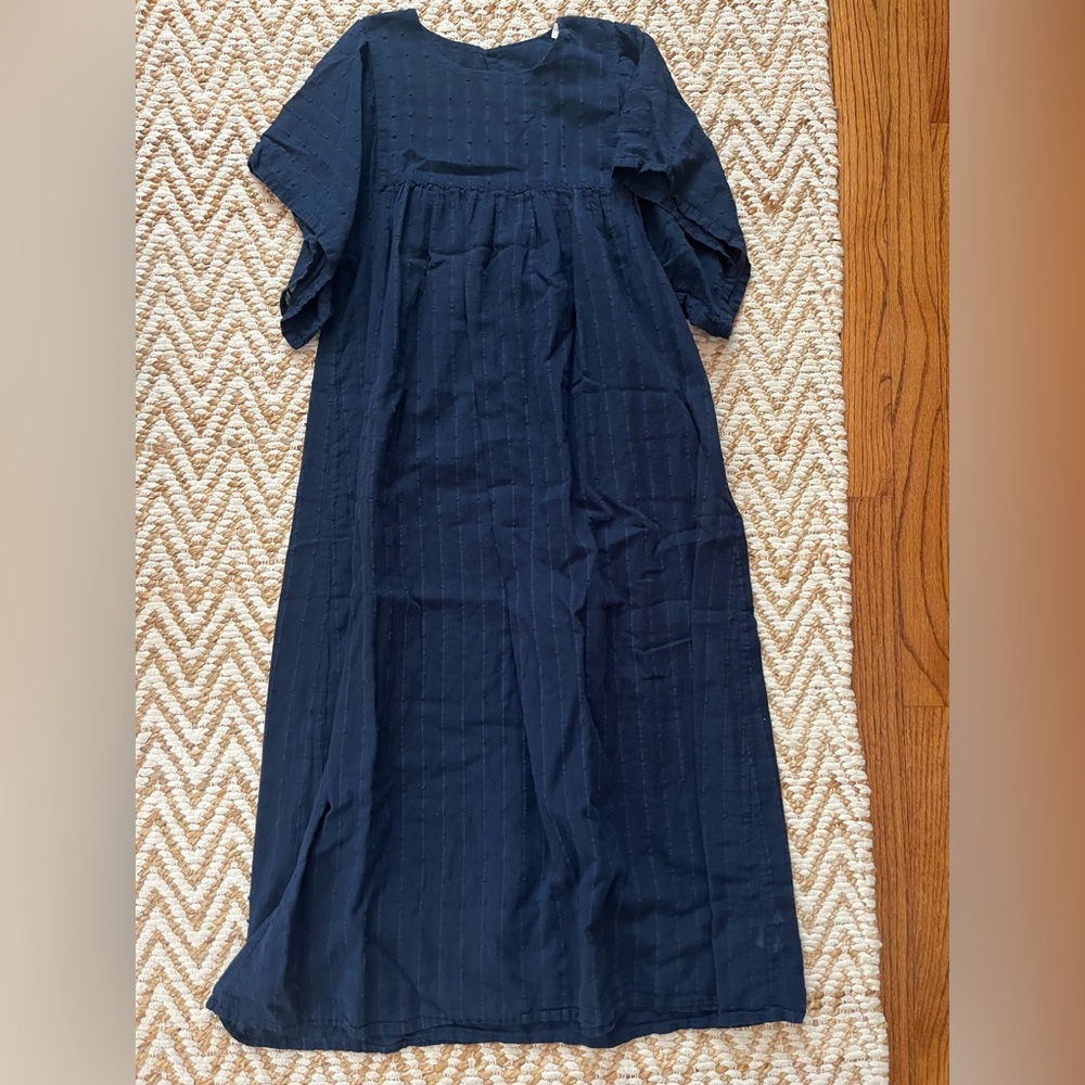 Emerson Frye Navy Blue Midi Dress